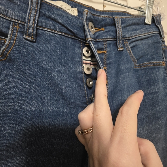 Pilcro and the Letterpress Flare High Rise Jeans By Anthropologie Size 26 - Picture 2 of 9